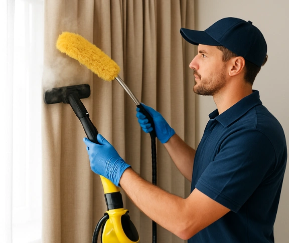 Trusted curtain steam cleaning technician Matty Curtain Cleaning ashburton-vic QLD