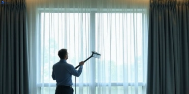 Commercial curtain steam cleaning service ashburton-vic hotels offices