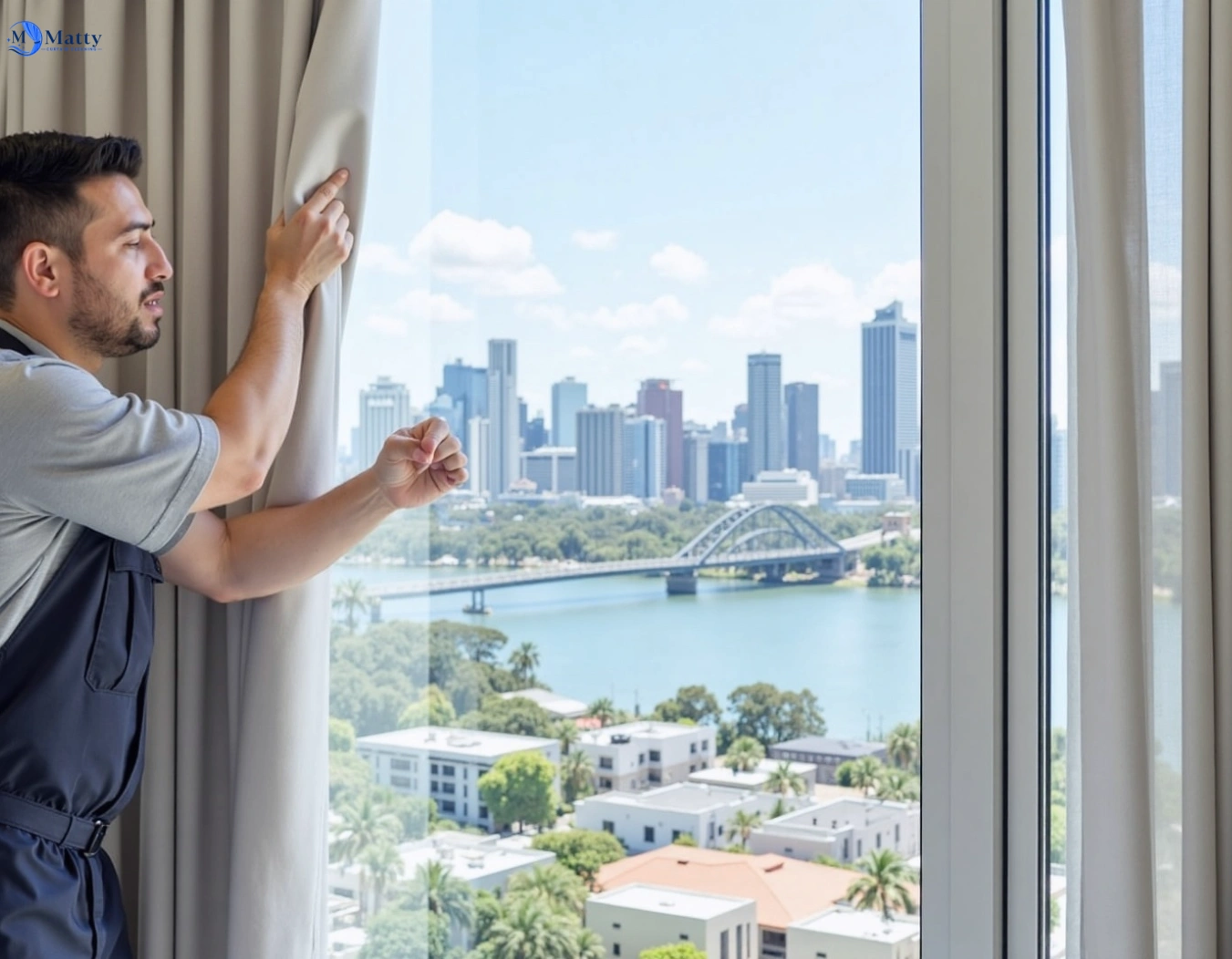 Professional curtain steam cleaning service ashburton-vic QLD by Matty Curtain Cleaning
